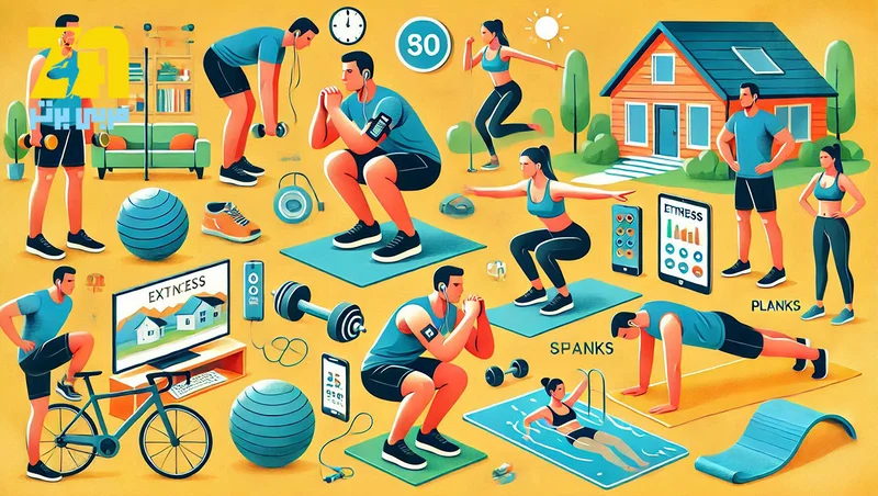 تمرینات مناسب برای تقویت عضلات پا بدون تجهیزات