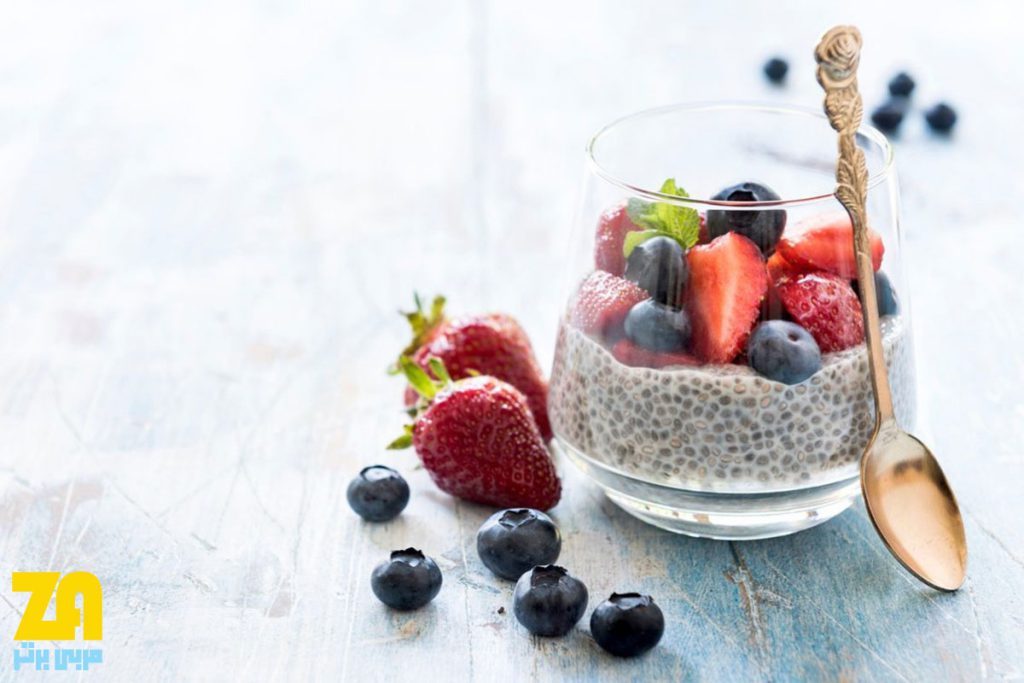 پودینگ چیا در رژیم مدیترانه ای