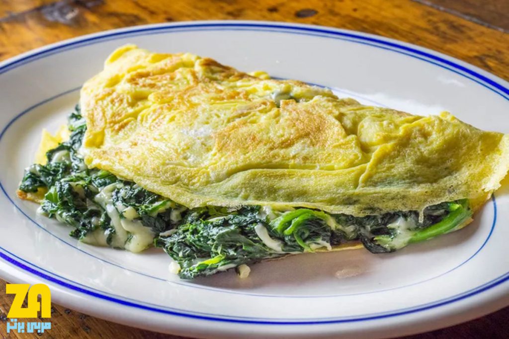 طرز تهیه املت اسفناج شکم پر در رژیم مدیترانه ای