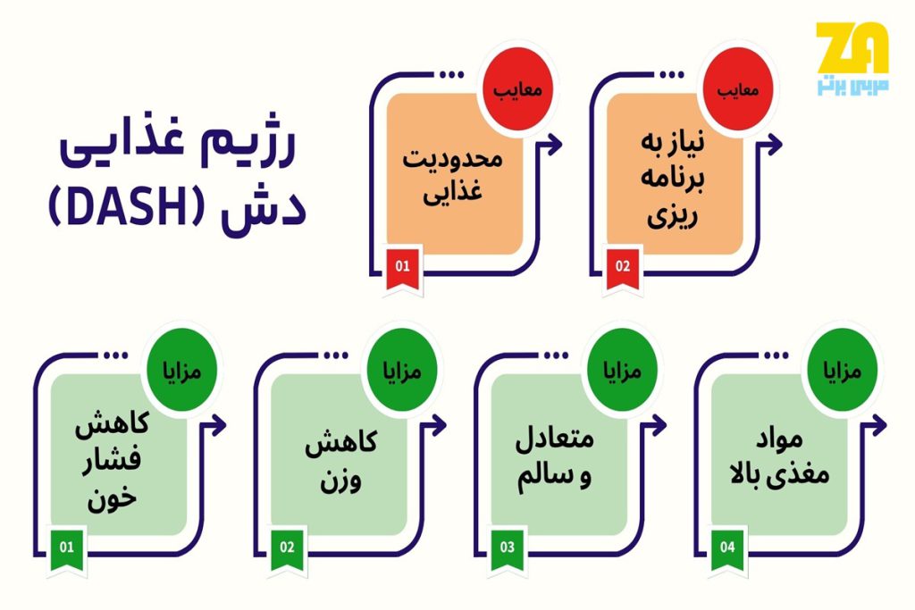 رژیم لاغری دش