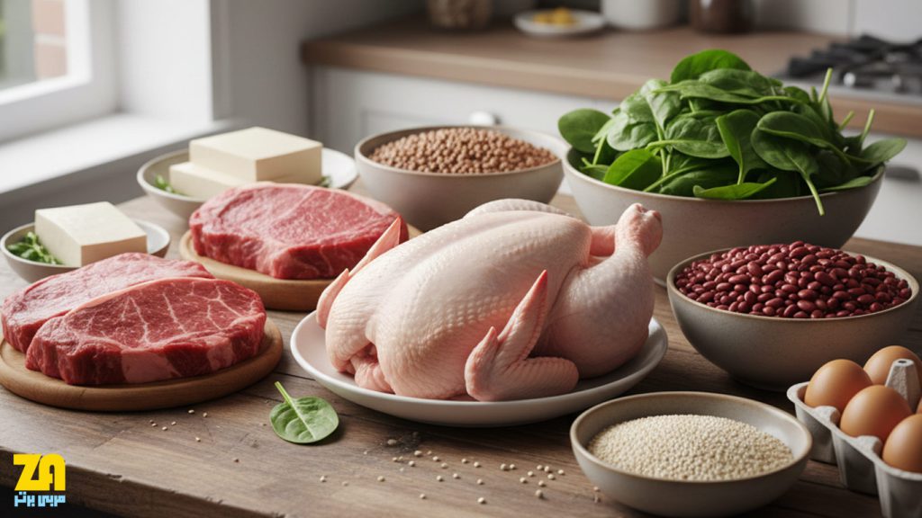 مواد غذایی پیشنهادی برای رژیم عضله سازی