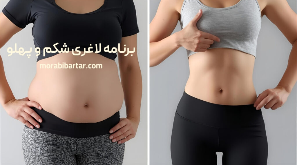 برنامه لاغری شکم وپهلو - مربی برتر
